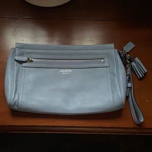 Baby Blue Coach Clutch